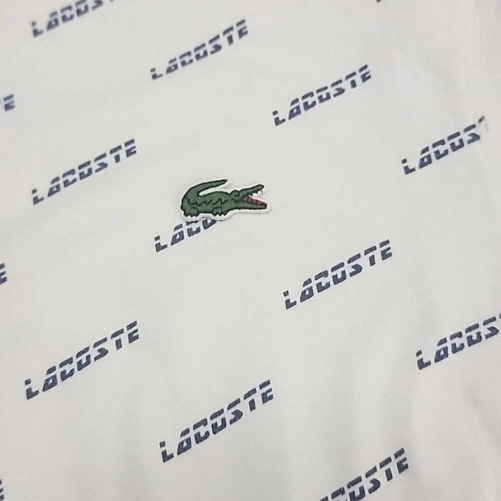 Lacoste Repeat Logo Pattern Crew Neck Tee - image 2